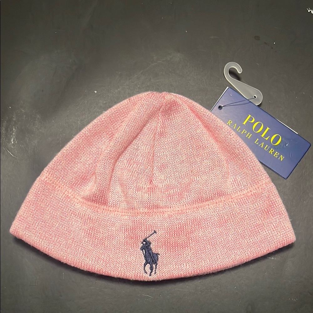 Polo by Ralph Lauren Pink Kids Beanie - One Size